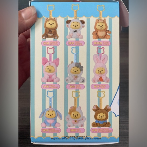 Miniso Disney Winnie Keychain Blind box- Confirmed Bunny Lapin - Picture 11 of 11